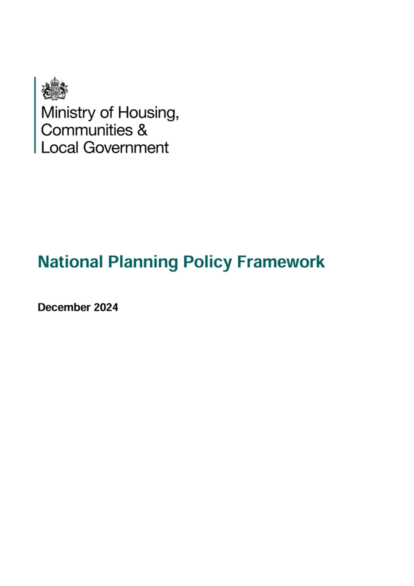 The updated NPPF of December 2024 significantly increased Warwick District’s housing targets from 653 to 1,062 homes per year.